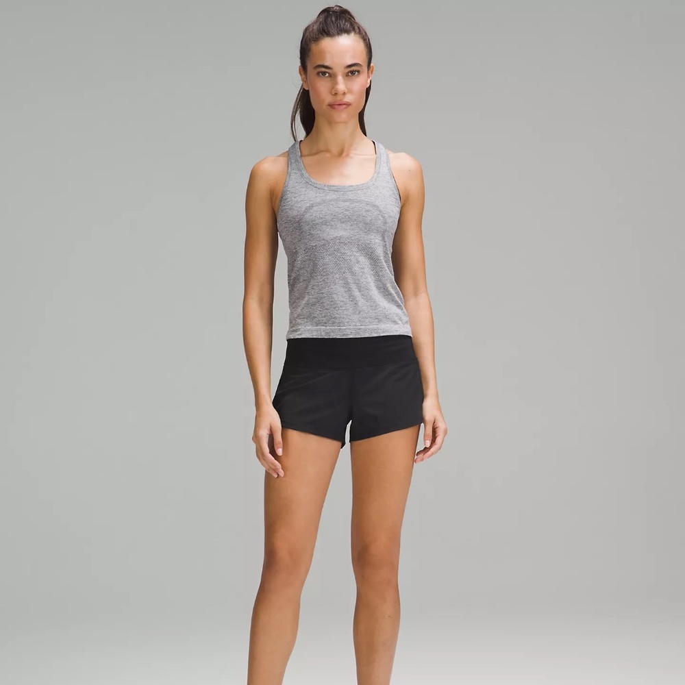 Lululemon Speed Up Low-Rise Lined Short 2.5” Black Size 2